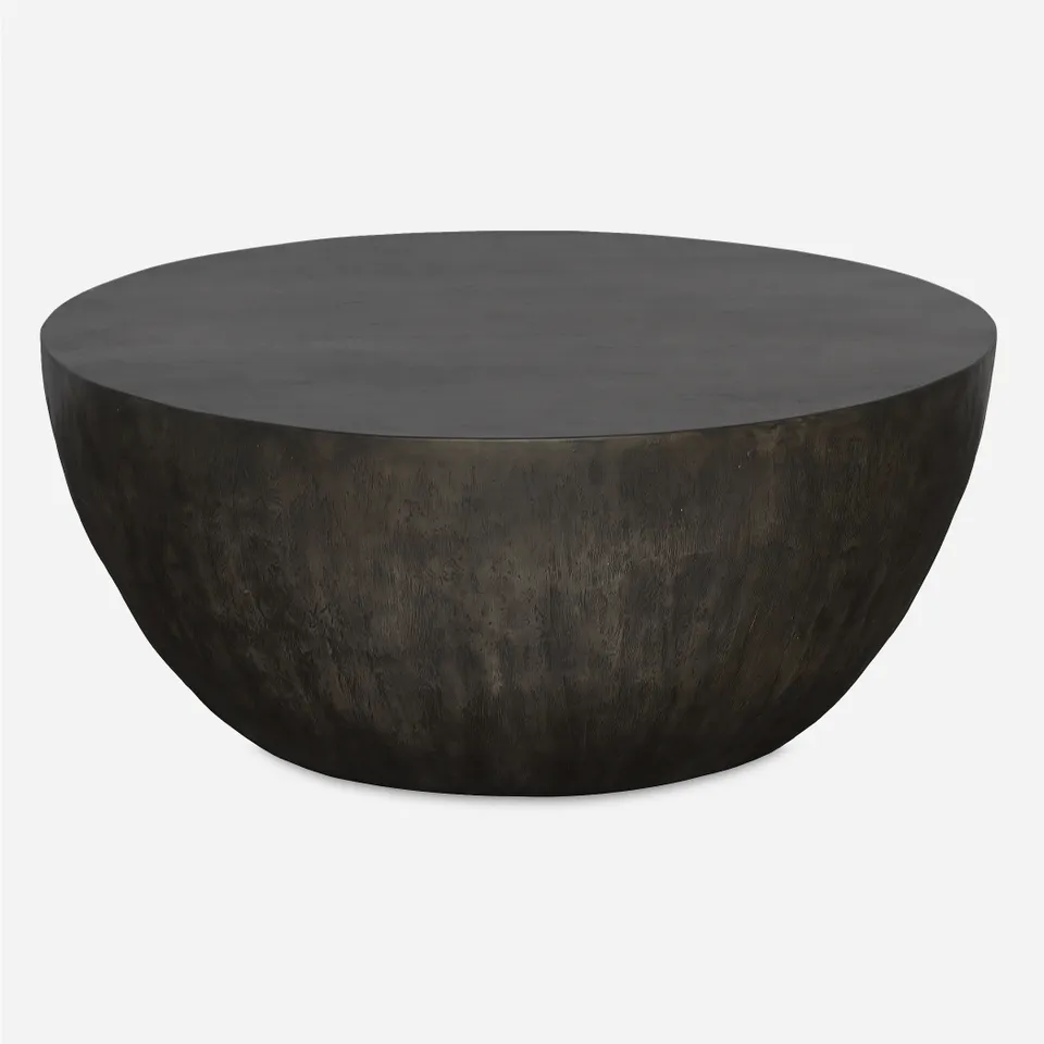 Lark Round Wood Coffee Table