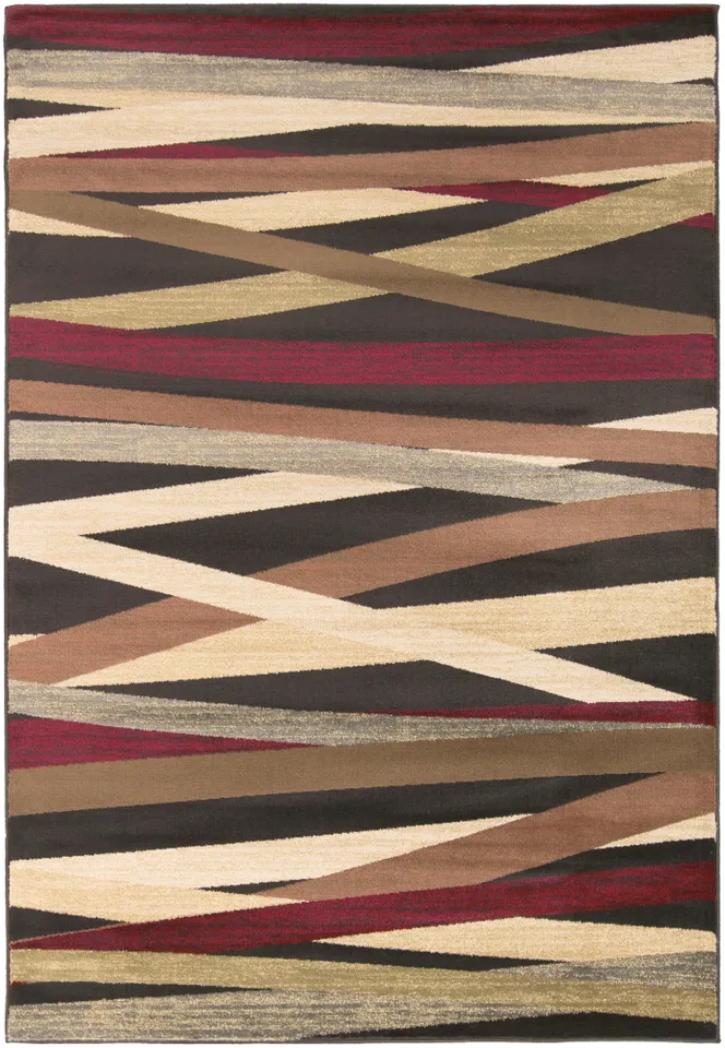 Riley Brown Indoor 2' x 3'3" Machine Woven Rug