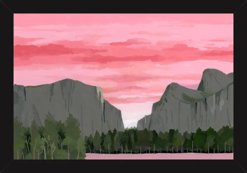 Dawn of Yosemite Park by Hiroyuki Izutsu for Artfully Walls