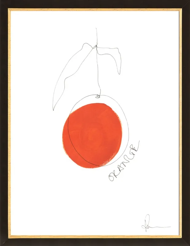 Orange by Polly Mann for Artfully Walls