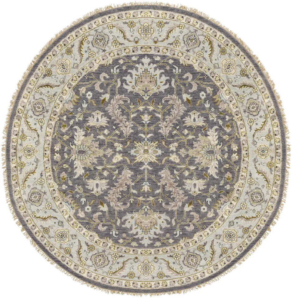 Zeus Beige Indoor 8' x 8' Handmade Rug