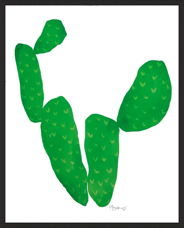 Green Cacti by Kate Roebuck for Artfully Walls