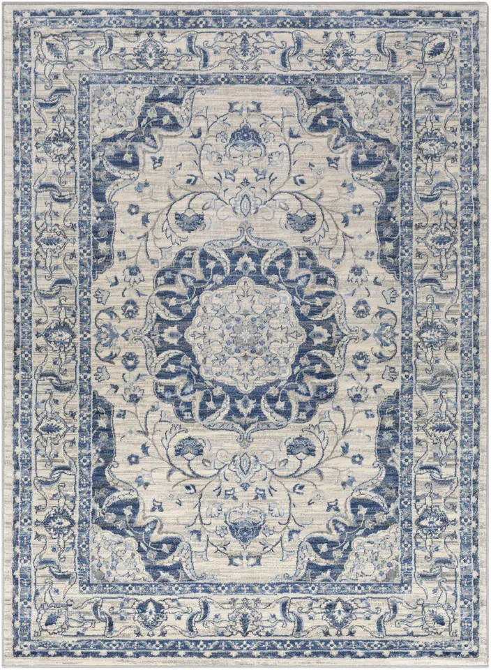 Monaco Beige Indoor 2' x 2'11" Machine Woven Rug