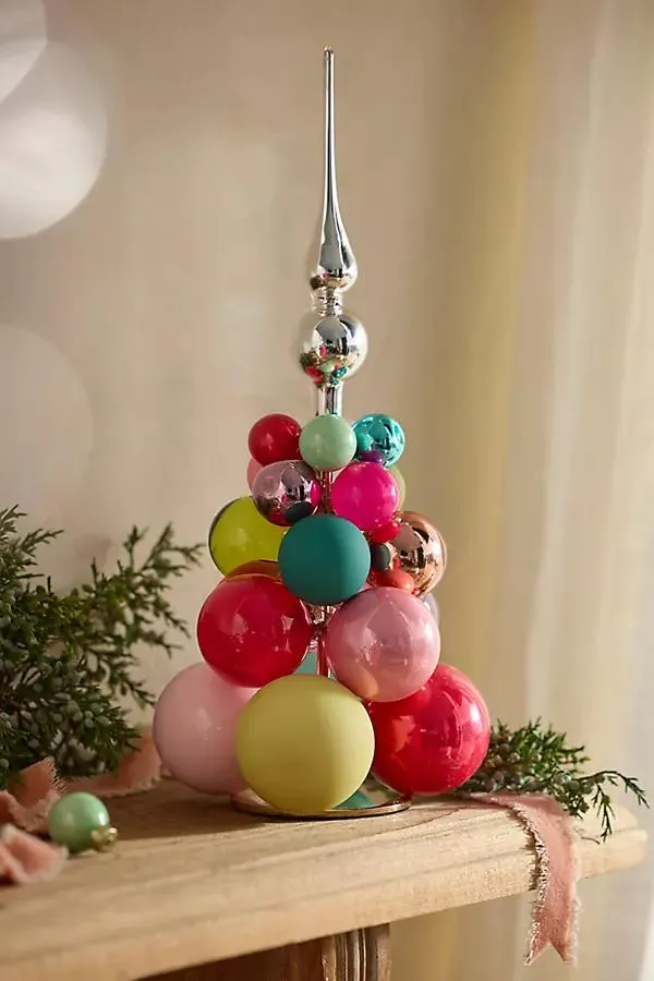 Glass Bauble Ornament Tree
