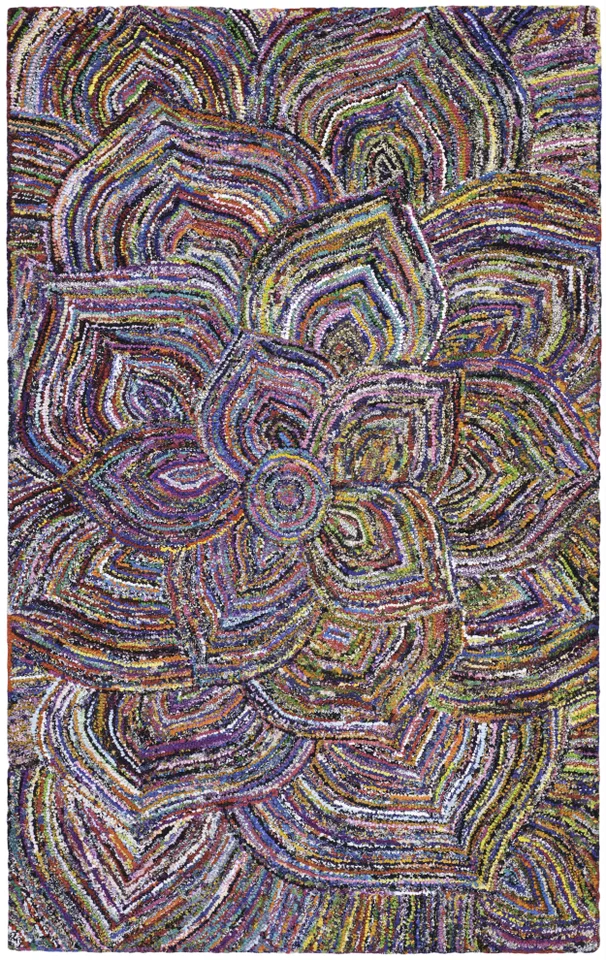 Arlo Home Hand Tufted Area Rug, NAN517A, Multi,  8' X 10'