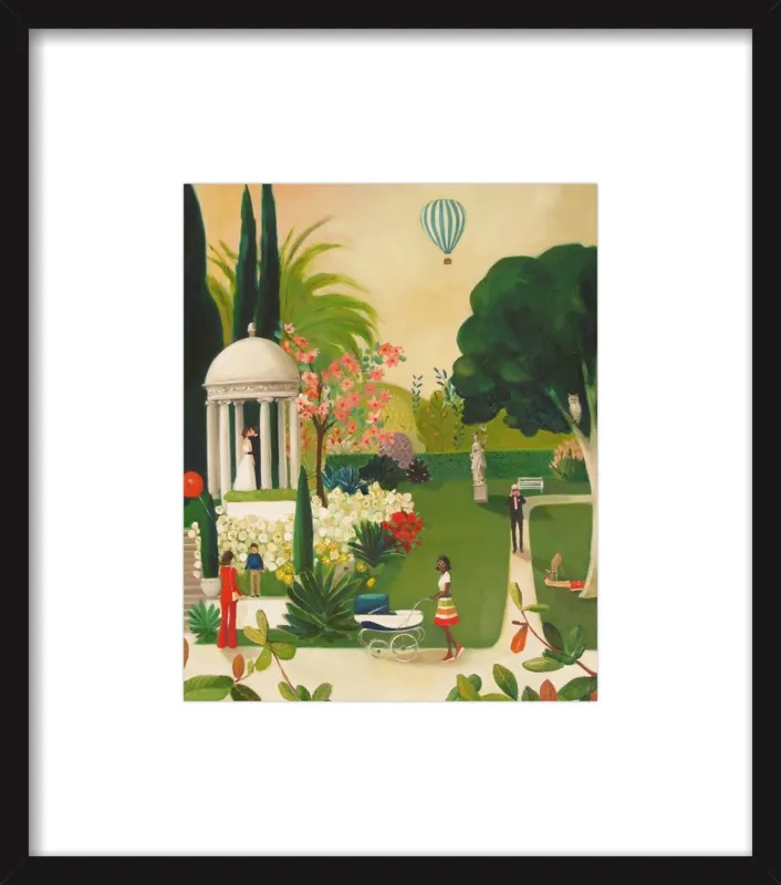 A Fainting in the Botanical Gardens by Janet Hill for Artfully Walls