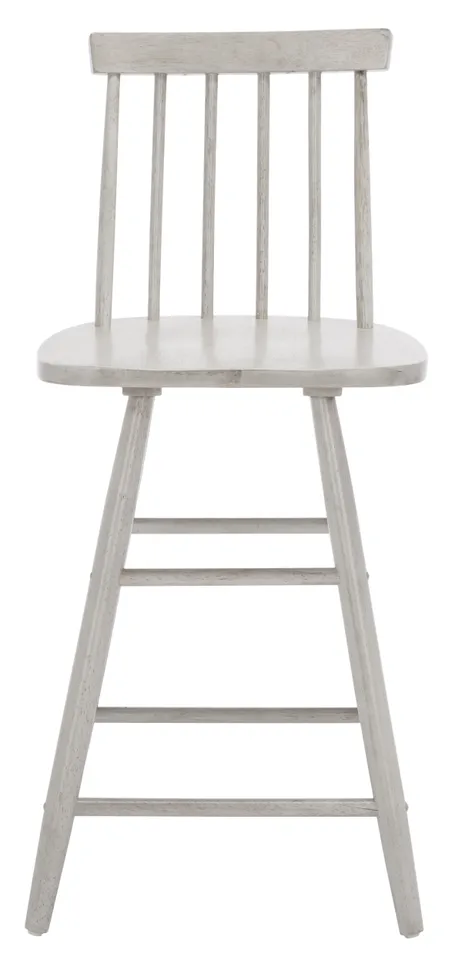 May Wood Counter Stool - Gray