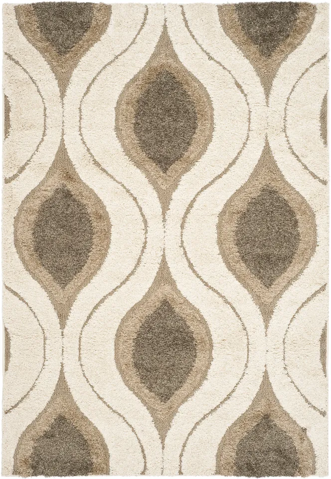 Arlo Home Woven Area Rug, SG461-1179, Cream/Smoke,  8' 6" X 12'