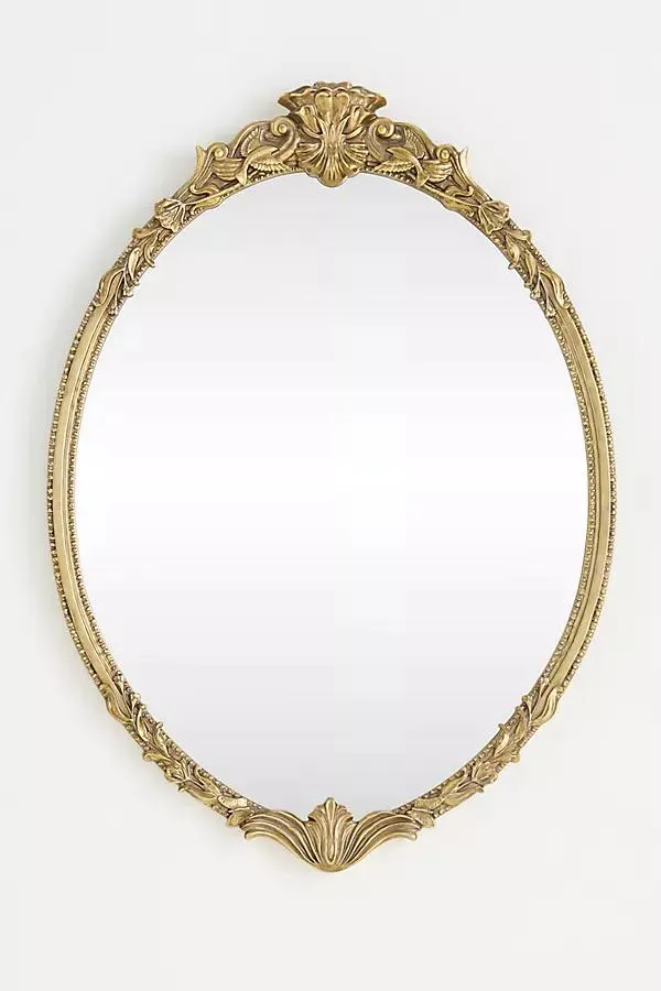 The Vintage Mila Oval Wall Mirror