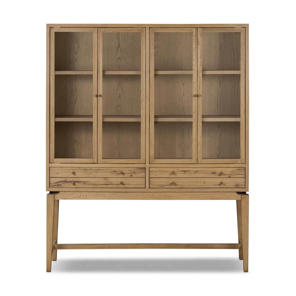 Bergstrom Cabinet - Warm Natural Oak Veneer