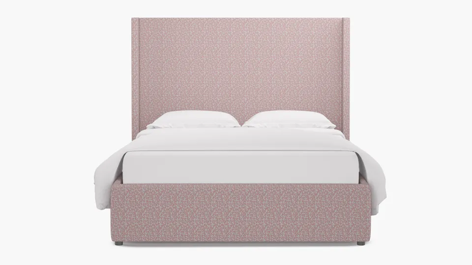Modern Wingback Bed, Flamingo Hele Bay, Queen