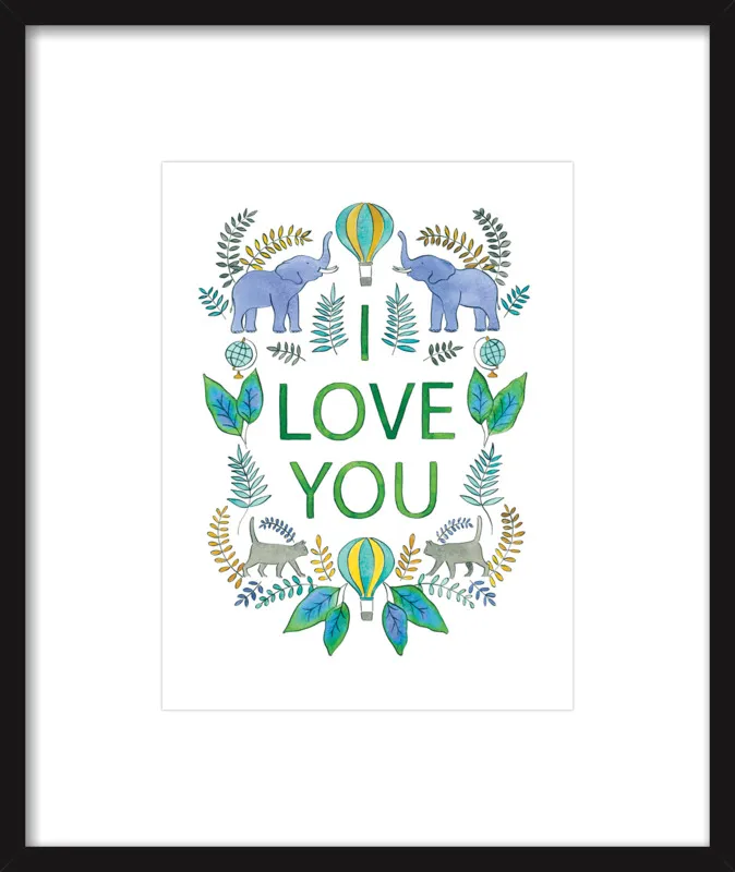 I Love You by Rachel Rogers for Artfully Walls
