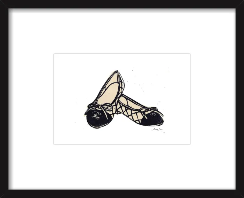Chanel Ballet Flats by Anna See for Artfully Walls