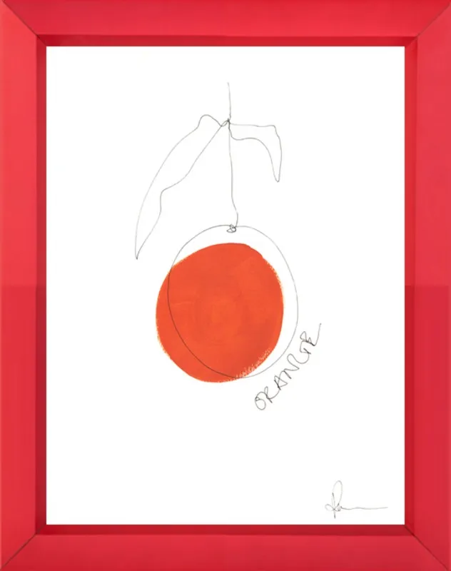 Orange by Polly Mann for Artfully Walls