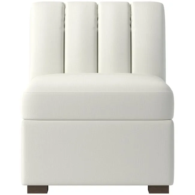 Duncan Single Dining Banquette Colourwash Snow