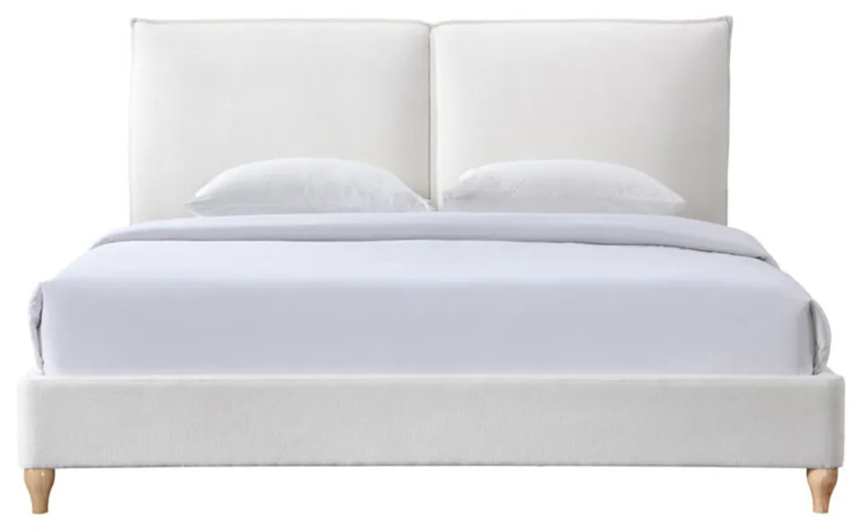 Sophianna Platform Bed - Ivory / Natural