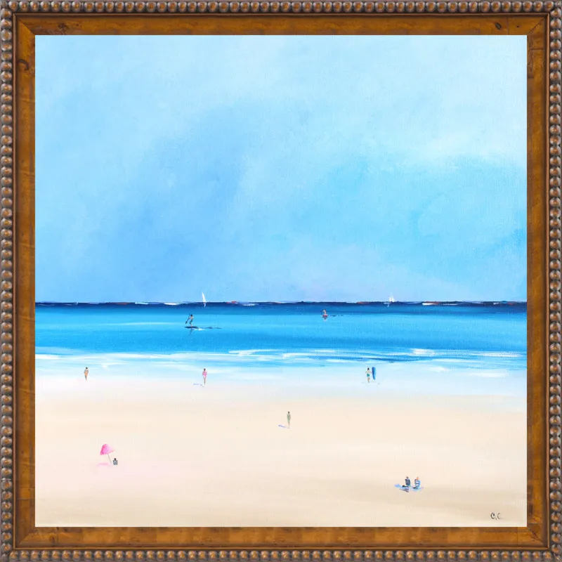 Smooth Ocean Sale by Caroline Chriss  for Artfully Walls