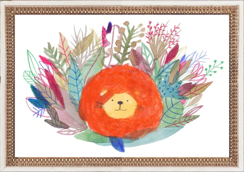 Lion by Marion Barraud for Artfully Walls