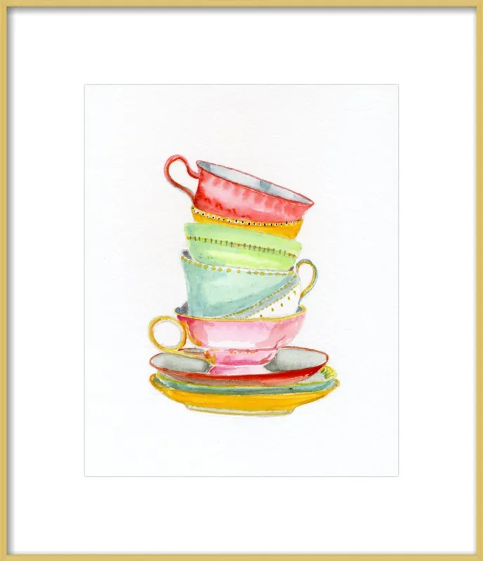Teacups by Miri Eshet for Artfully Walls