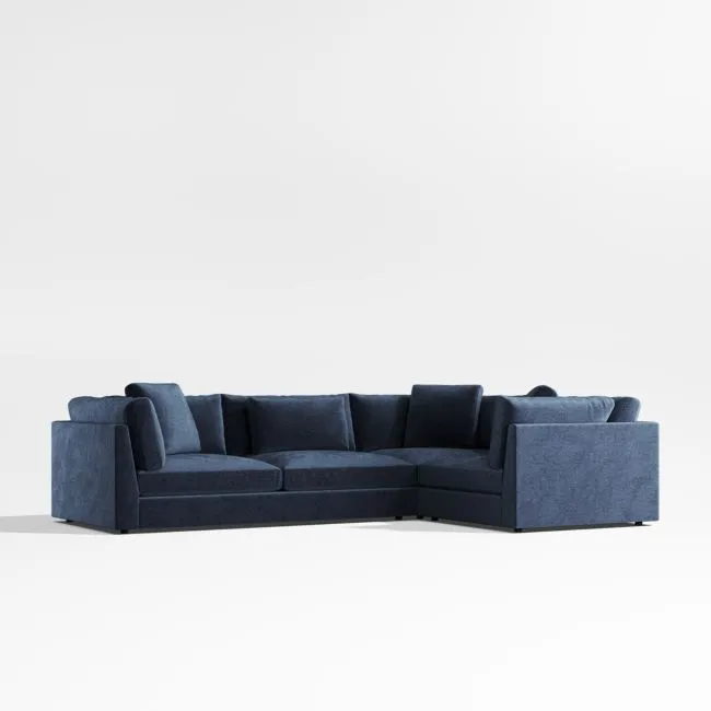 Monterey Deep Modular 3-Piece L-Shaped Sectional Sofa