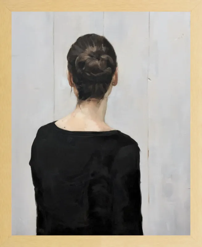 Portrait of a young woman by Philine van der Vegte for Artfully Walls