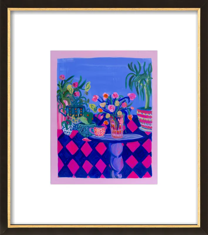 Pots and Plants painting by Davina Shefet for Artfully Walls