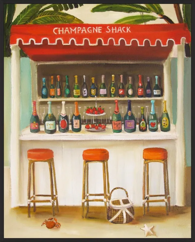 Champagne Shack by Janet Hill for Artfully Walls