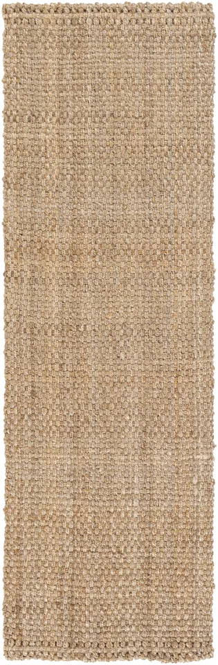 Jute Woven Brown Indoor 3' x 12' Handmade Rug