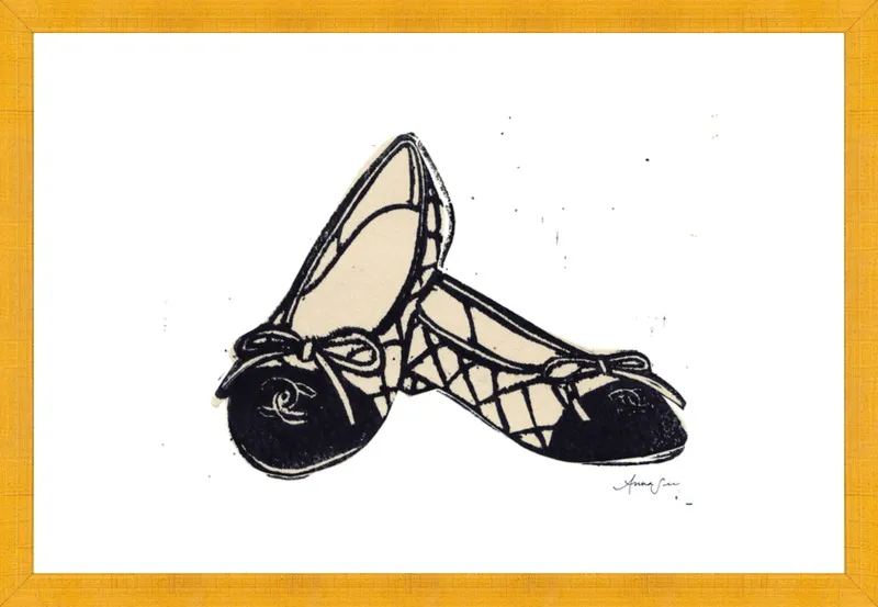 Chanel Ballet Flats by Anna See for Artfully Walls
