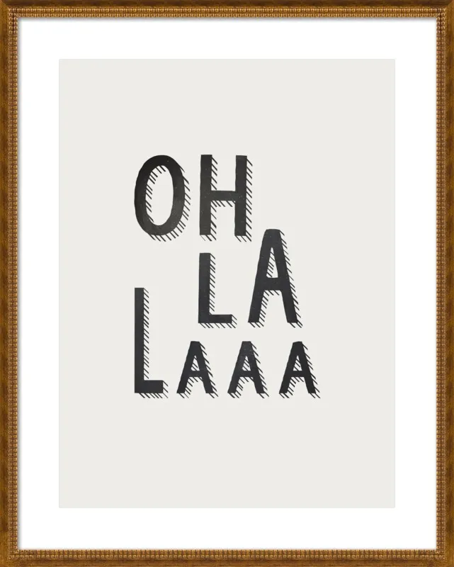 Oh la la by Lonneke de Roos - Kind of Style for Artfully Walls