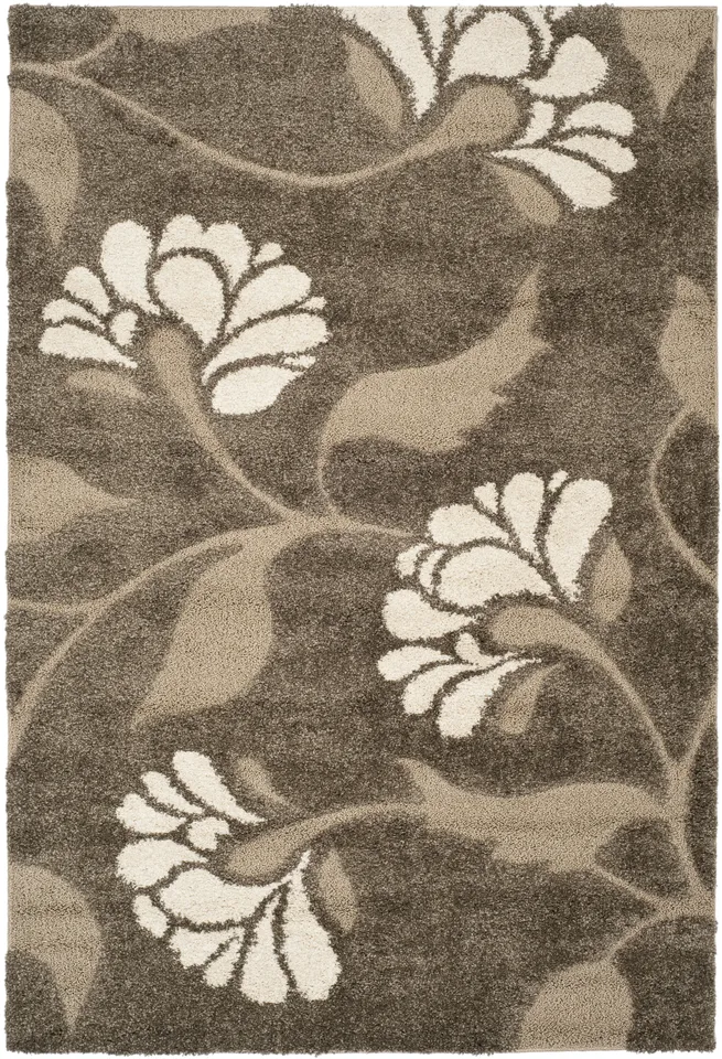 Arlo Home Woven Area Rug, SG459-7913, Smoke/Beige,  5' 3" X 7' 6"