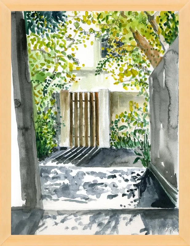 Garden Gate by Miri Eshet for Artfully Walls
