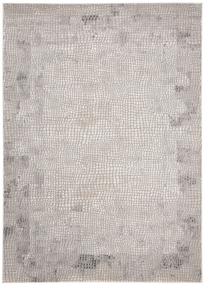 Arlo Home Woven Area Rug, MDW184E, Taupe/Grey,  4' X 6'