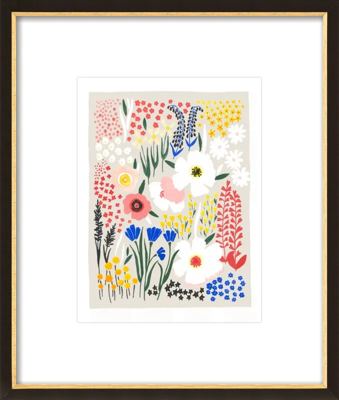 Anemone Garden by Lisa Rupp for Artfully Walls
