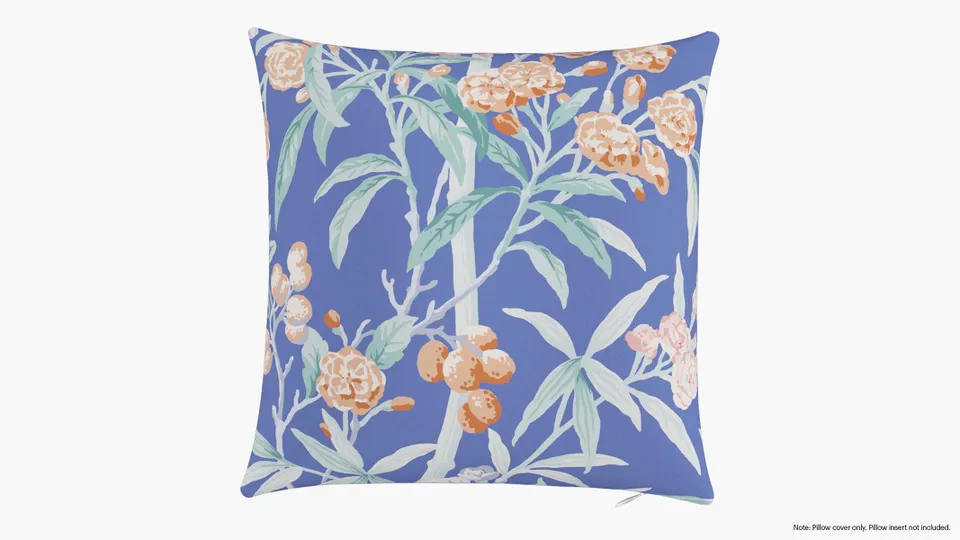 Throw Pillow Cover 16", Lapis Lanai, 16" x 16"