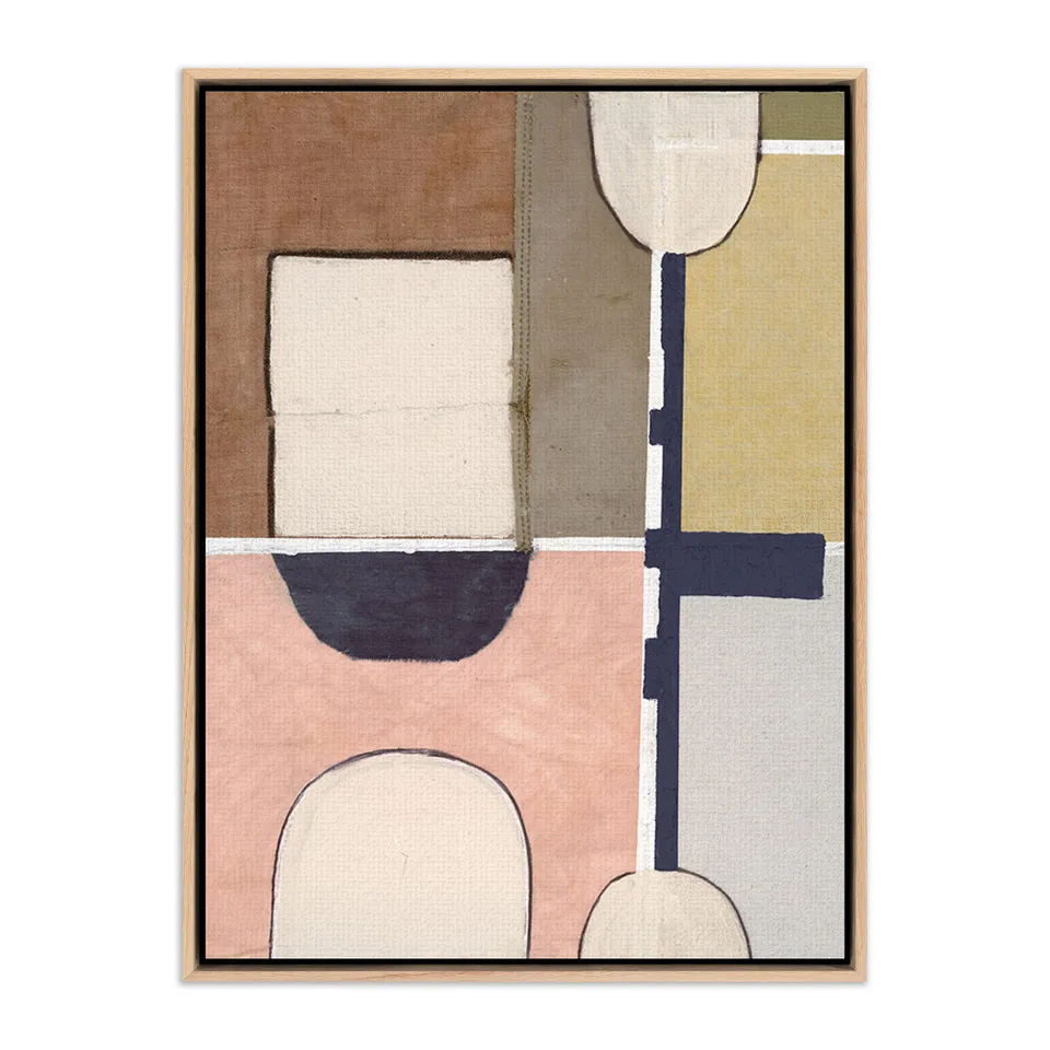 With Love V by Raoul Morren - Vertical Grain White Oak Floater