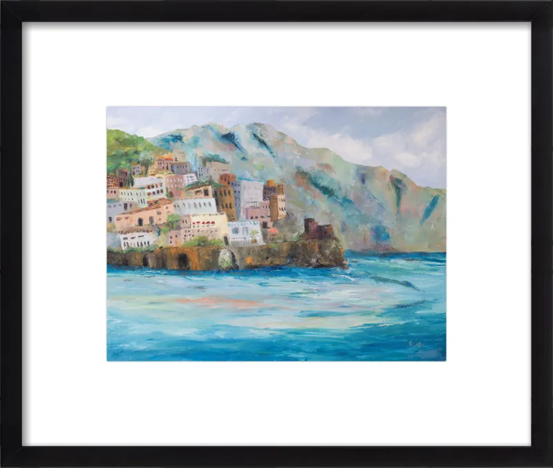 Amalfi Coast by Renee A Ortiz for Artfully Walls