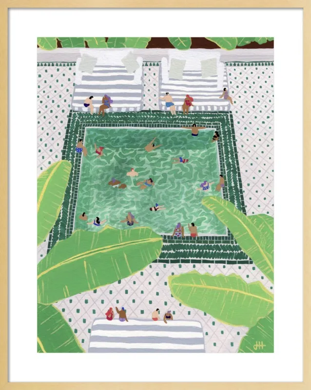 Green Riad by Joanne Ho for Artfully Walls