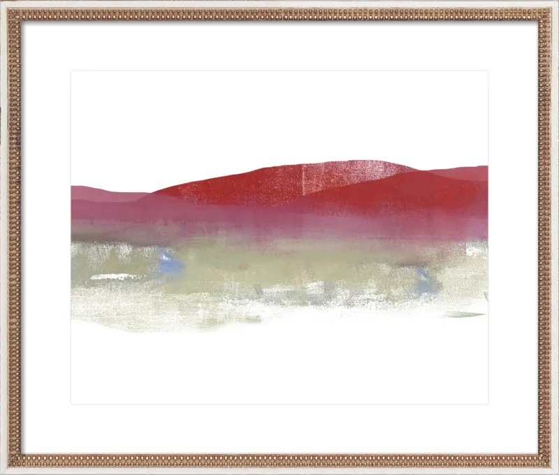 Red Mountains by Jacquie Gouveia for Artfully Walls