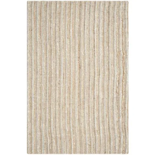 Natural Weave Chunky Stripe Two-Tone Area Rug