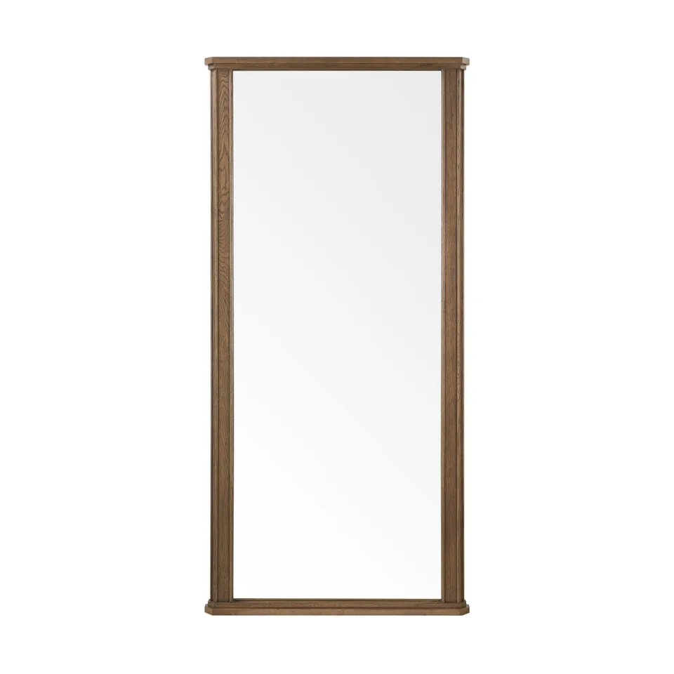 Kish Mirror - Umber Oak Solid
