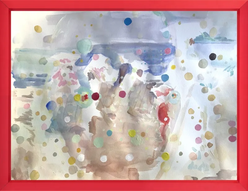 Beach scene (from memory)  by Hannah Dean for Artfully Walls