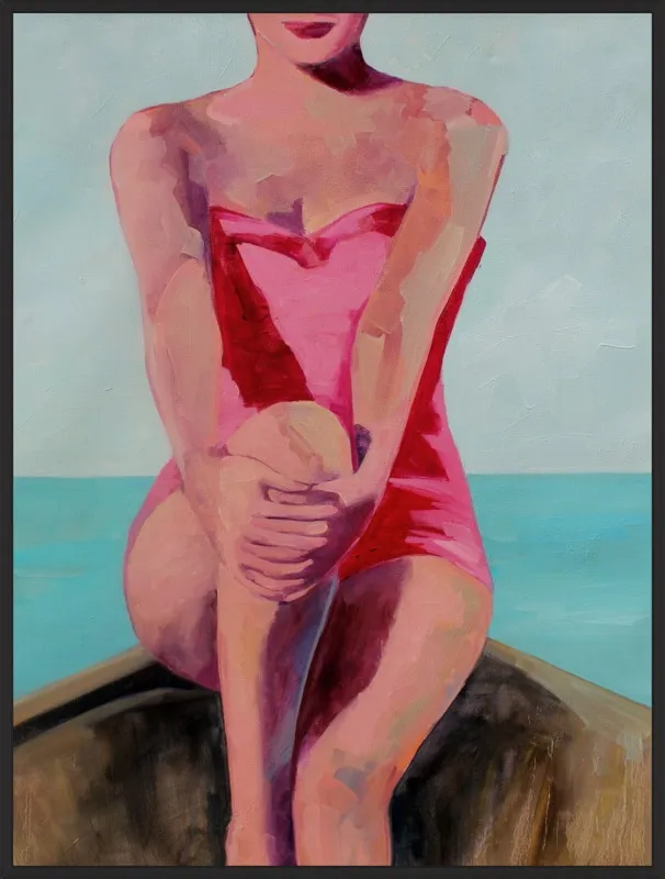 Woman in a Boat by T. S. Harris for Artfully Walls