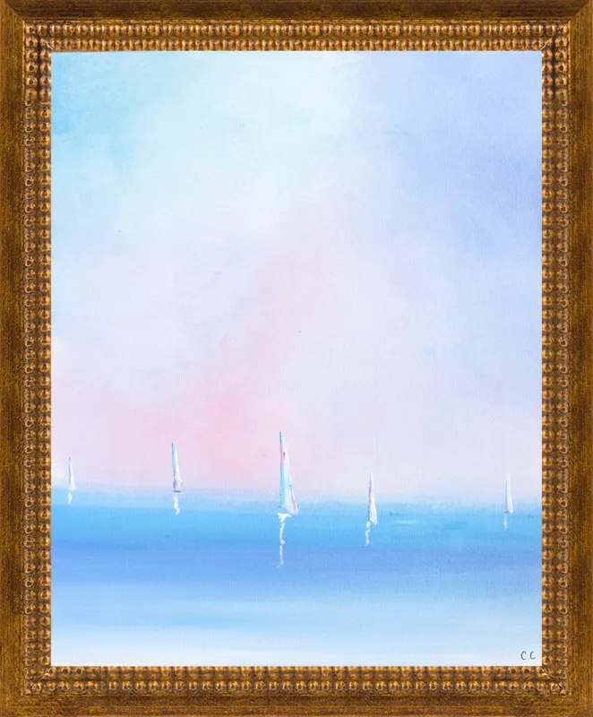 Soft Sail  by Caroline Chriss  for Artfully Walls