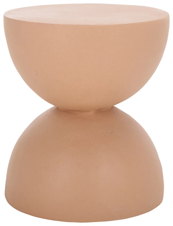 Austyn Hourglass Accent Table - Terracotta