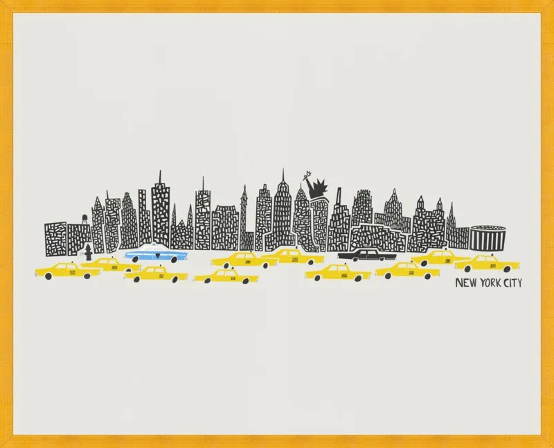 New York Skyline by Mark & Suumin - Fox & Velvet for Artfully Walls