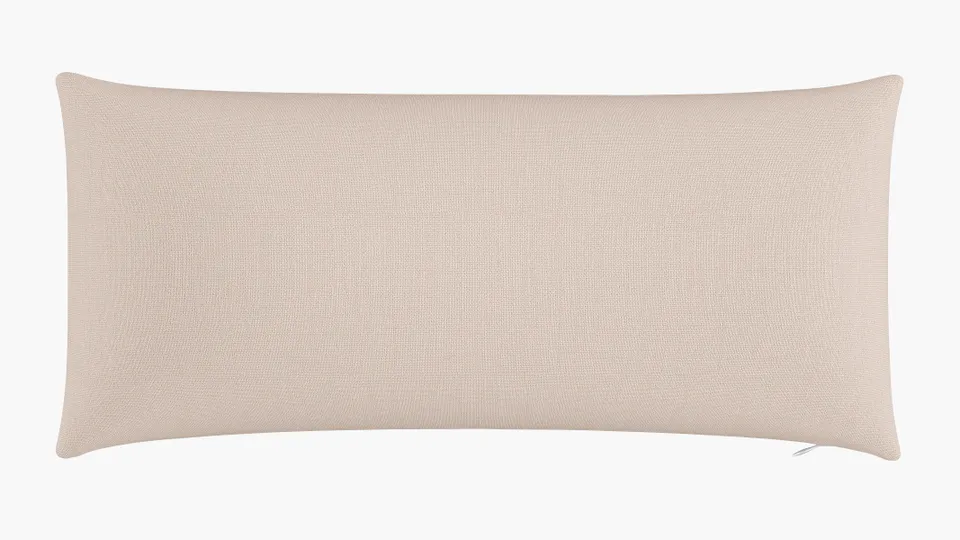Throw Pillow 14" x 30", Husk Everyday Linen, 14" x 30"