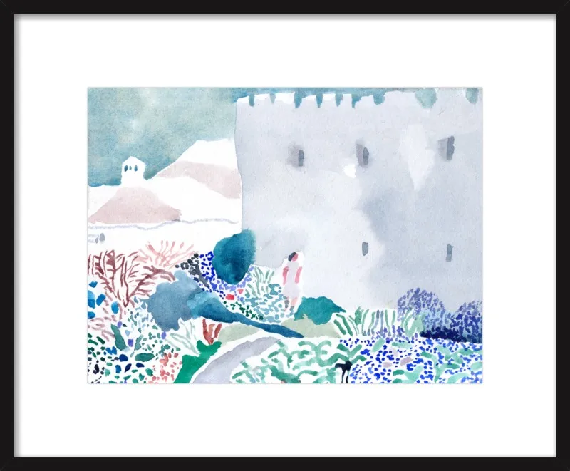 Castle Flowers by Charlotte Ager for Artfully Walls