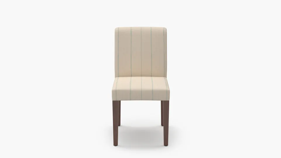 Signature Dining Chair, Sky Felix, Walnut Square Tapered Leg