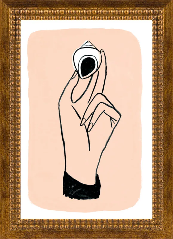 My Hand is My Face by Michael Doyle - Apartment On Belmont for Artfully Walls